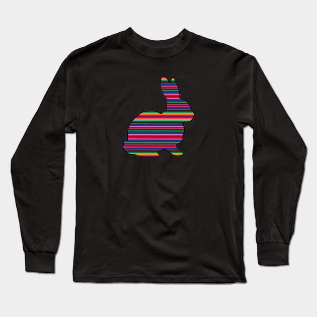 Serape Show Rabbit - NOT FOR RESALE WITHOUT PERMISSION Long Sleeve T-Shirt by l-oh